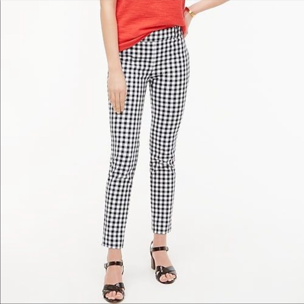 Jcrew Factory Winnie gingham pants